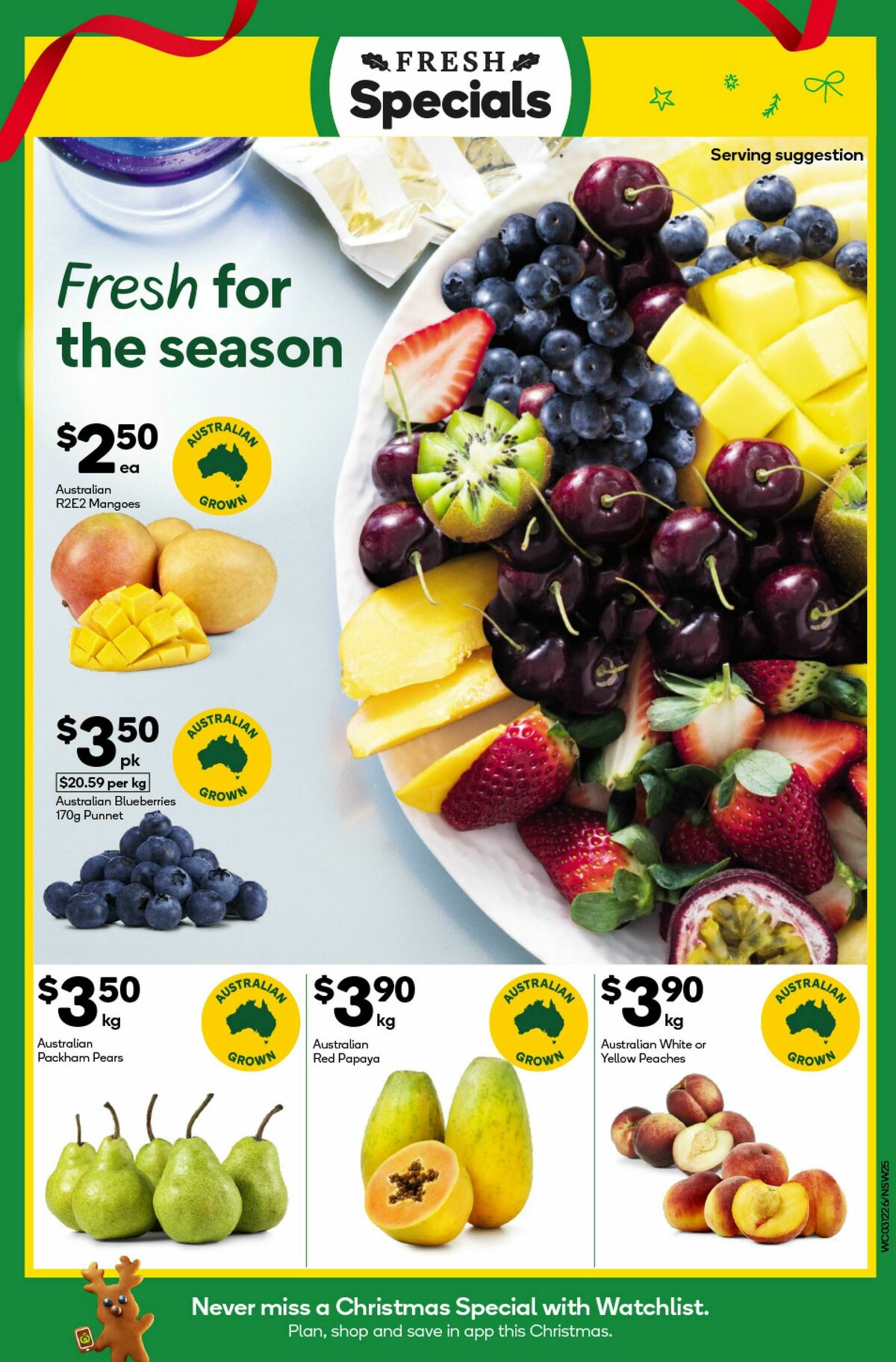 Woolworths Catalogues from 3 December
