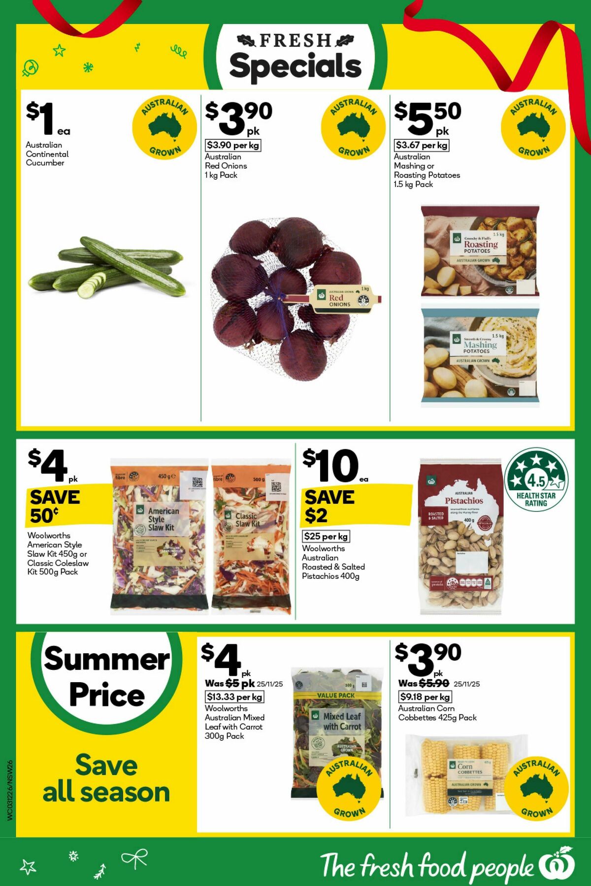 Woolworths Catalogues from 3 December