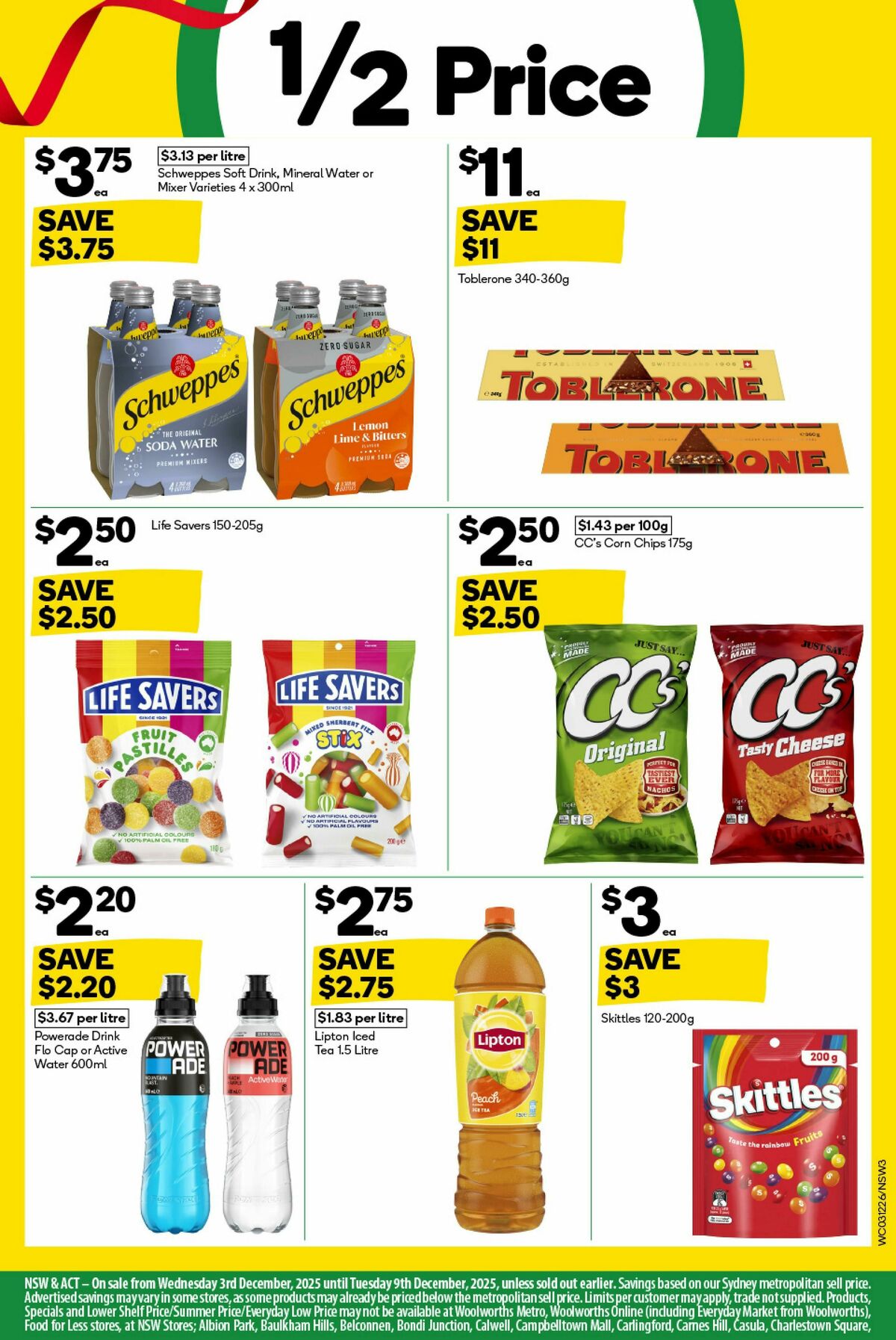 Woolworths Catalogues from 3 December