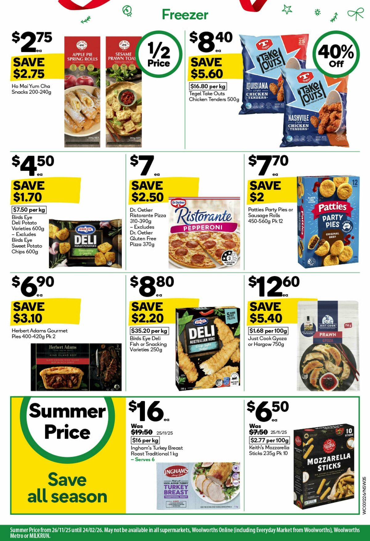 Woolworths Catalogues from 3 December