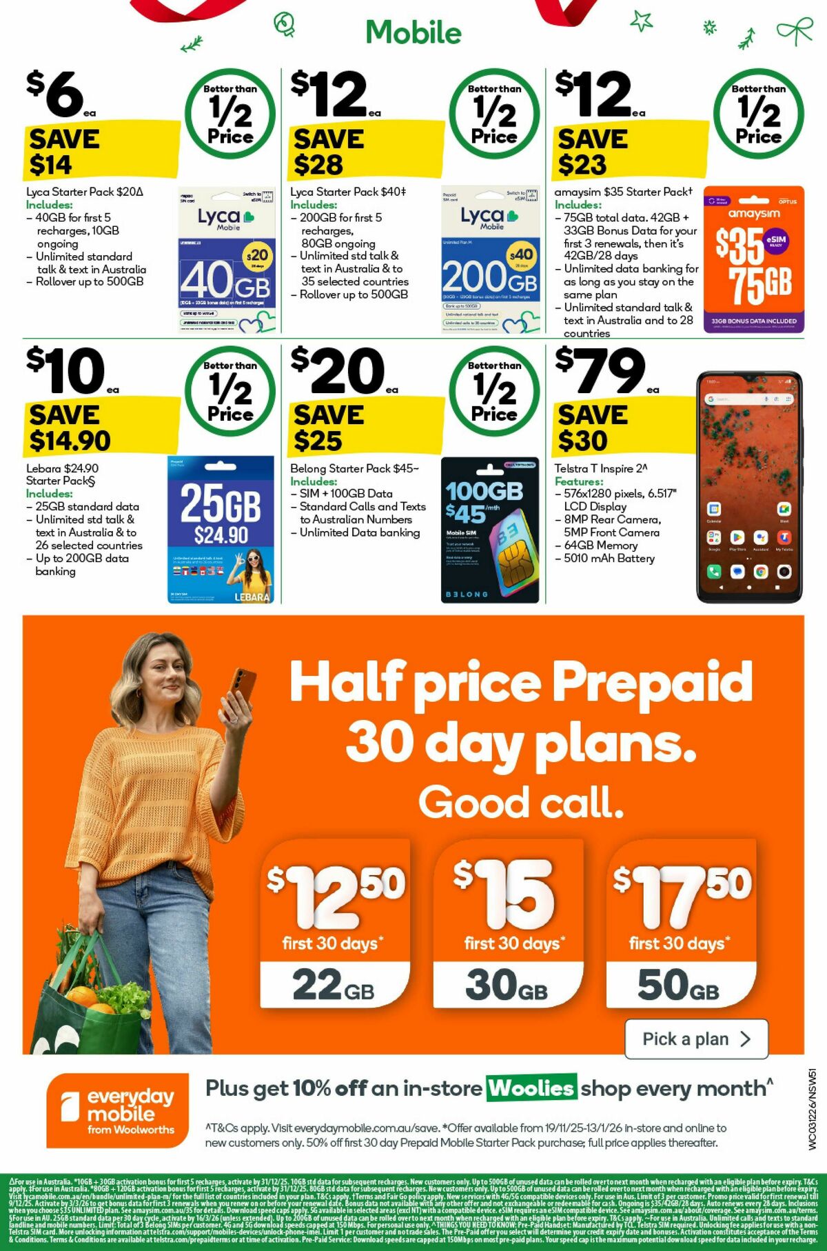 Woolworths Catalogues from 3 December