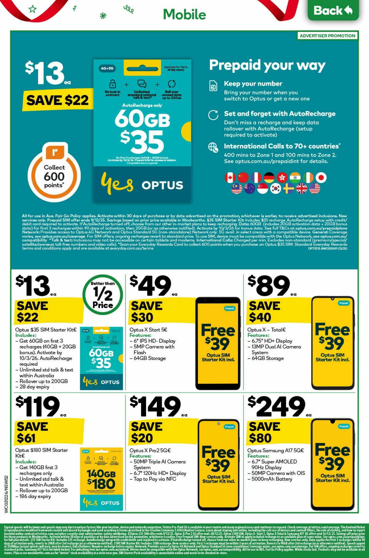 Woolworths Catalogues from 3 December