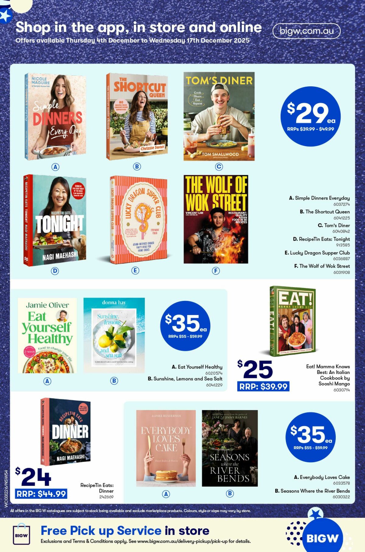 Woolworths Catalogues from 3 December