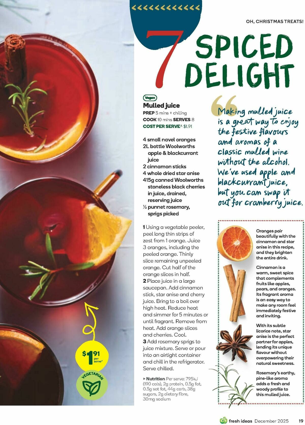 Woolworths Fresh Ideas Magazine December Catalogues from 1 December