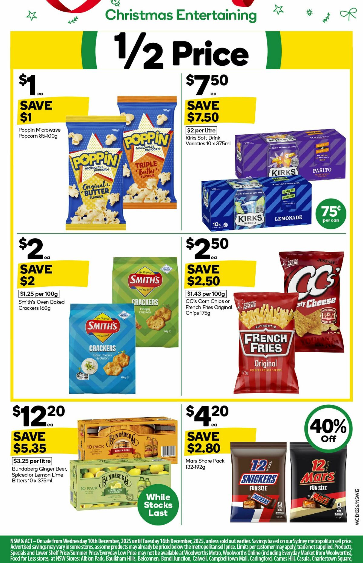 Woolworths Catalogues from 10 December