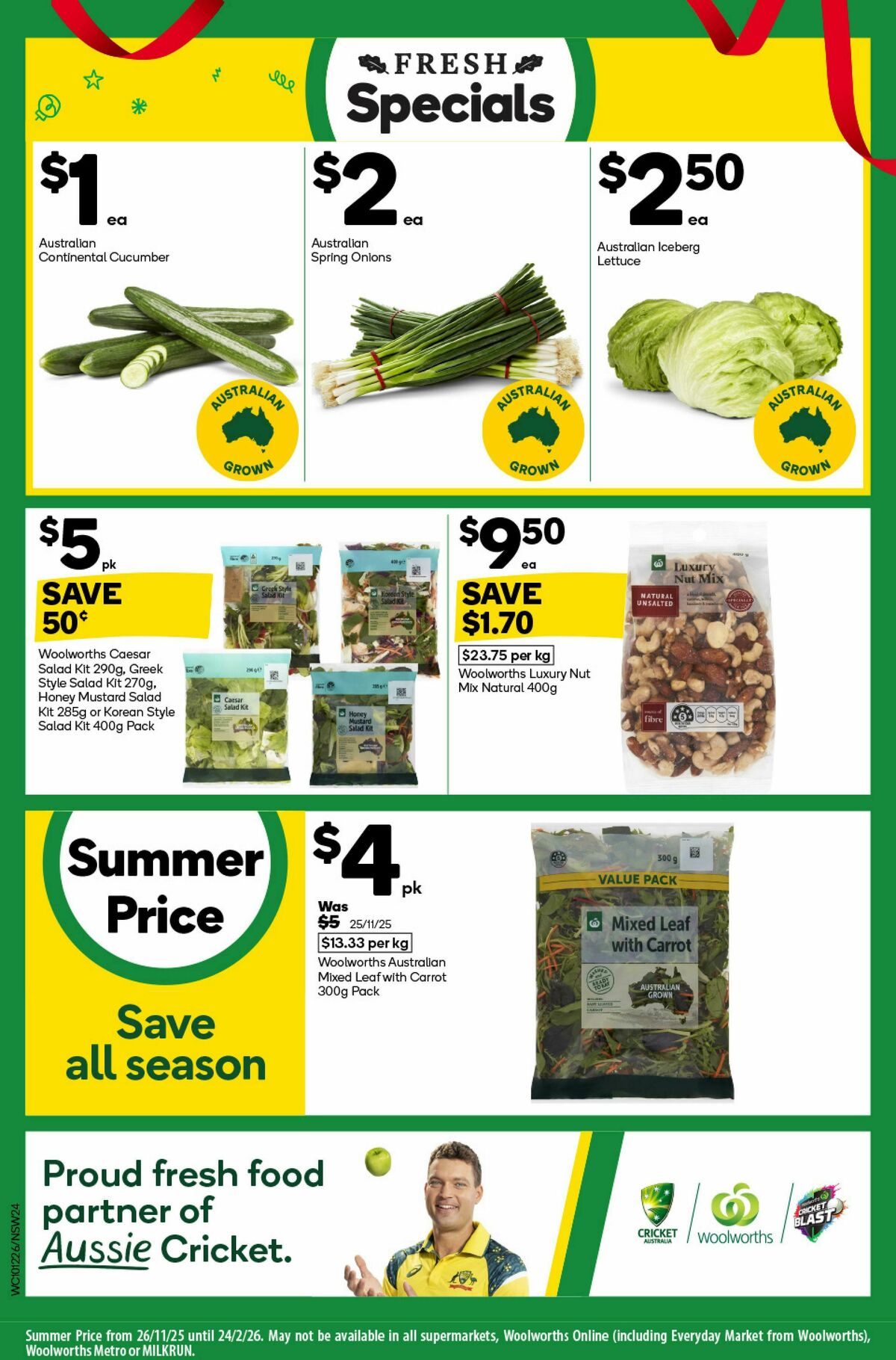 Woolworths Catalogues from 10 December