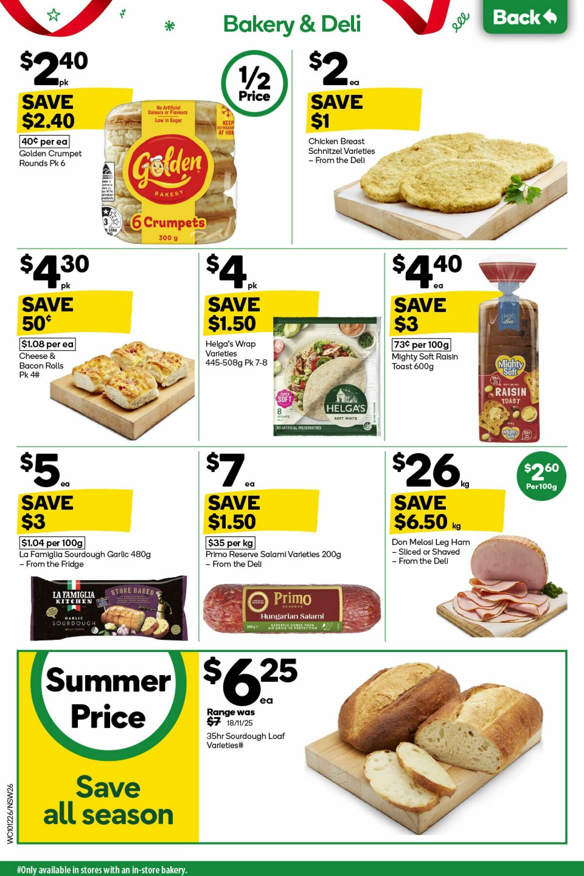 Woolworths Catalogues from 10 December