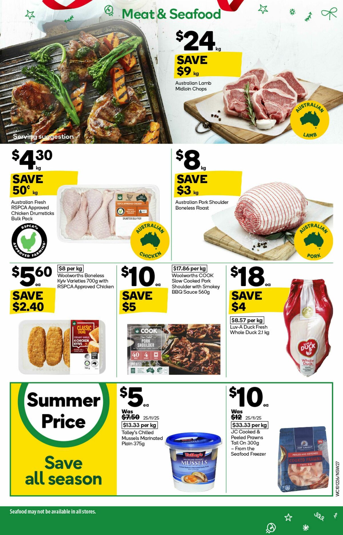 Woolworths Catalogues from 10 December