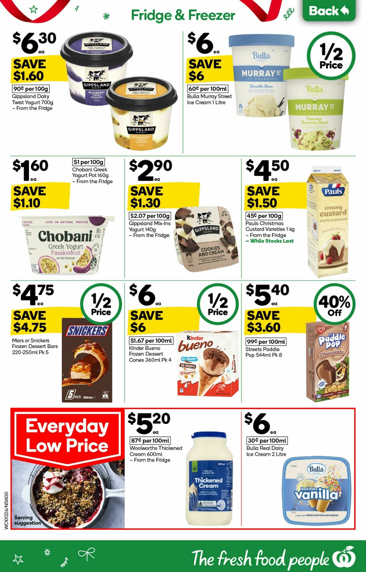 Woolworths Catalogues from 10 December