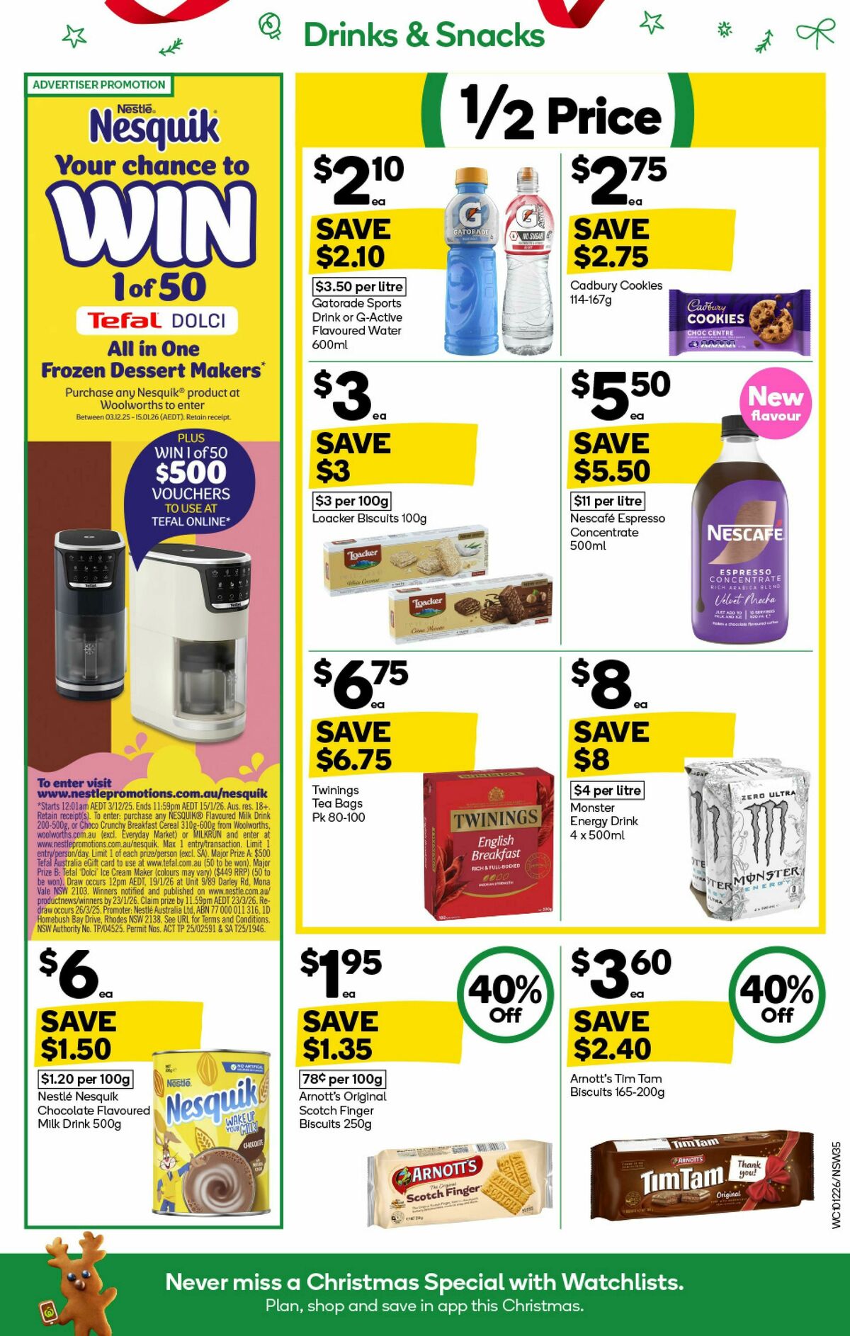 Woolworths Catalogues from 10 December