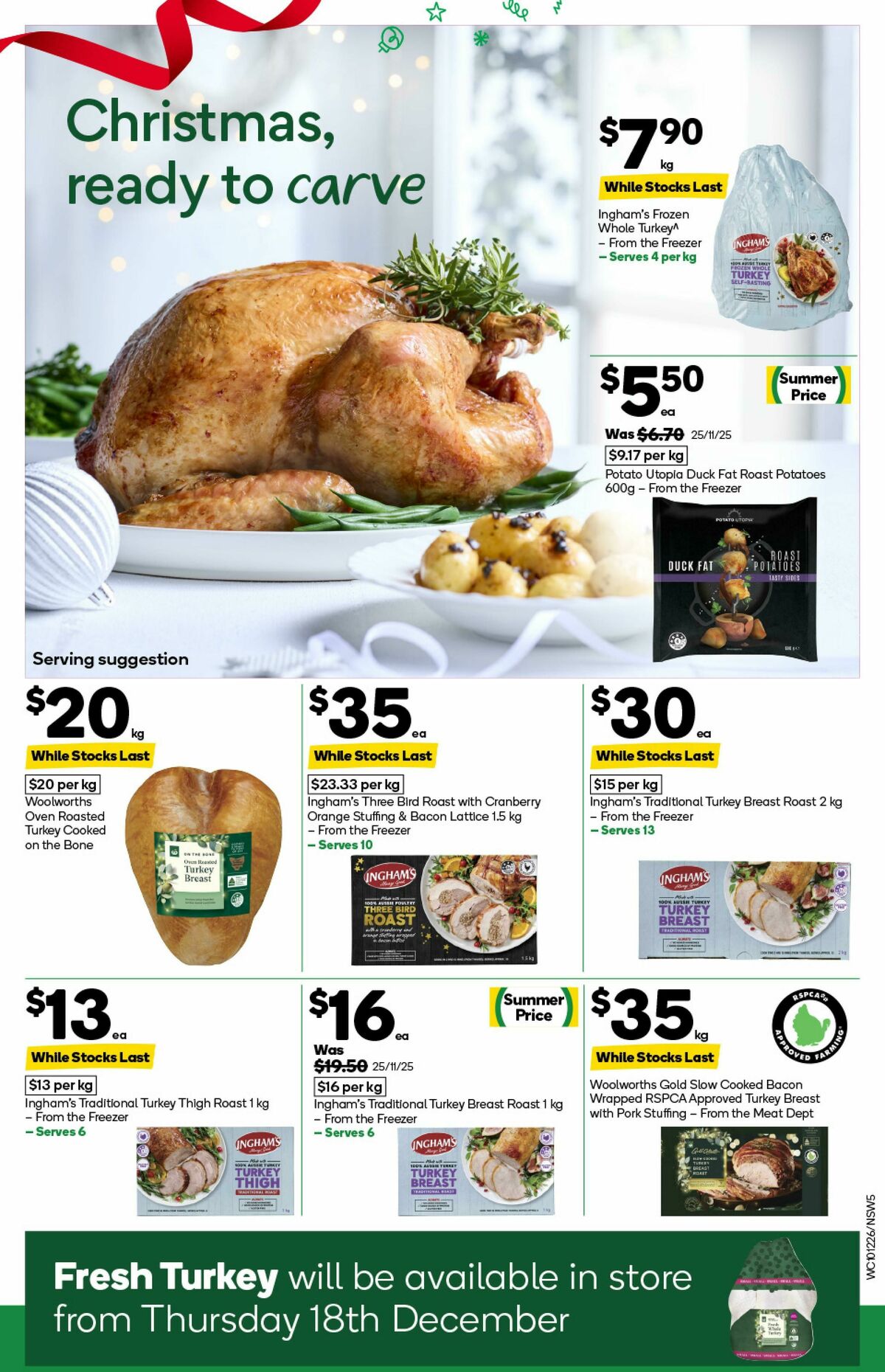 Woolworths Catalogues from 10 December