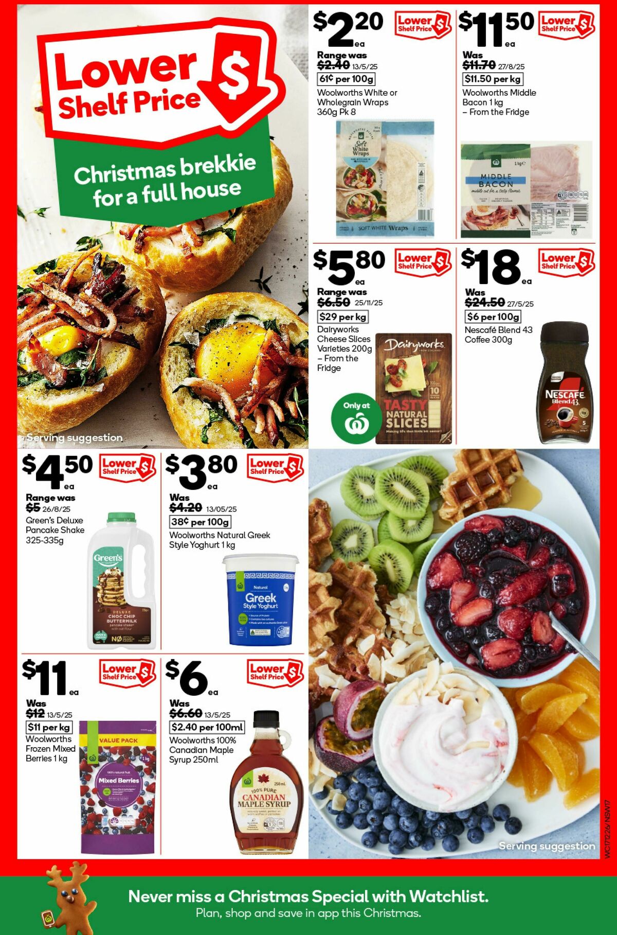 Woolworths Catalogues from 17 December