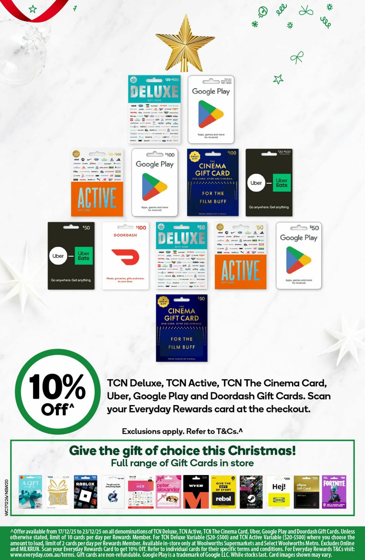 Woolworths Catalogues from 17 December