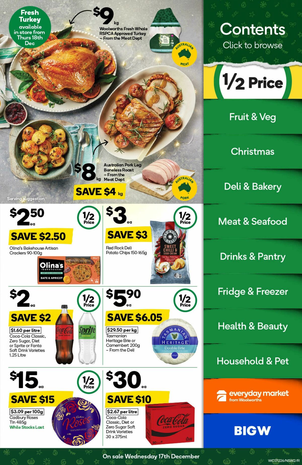Woolworths Catalogues from 17 December