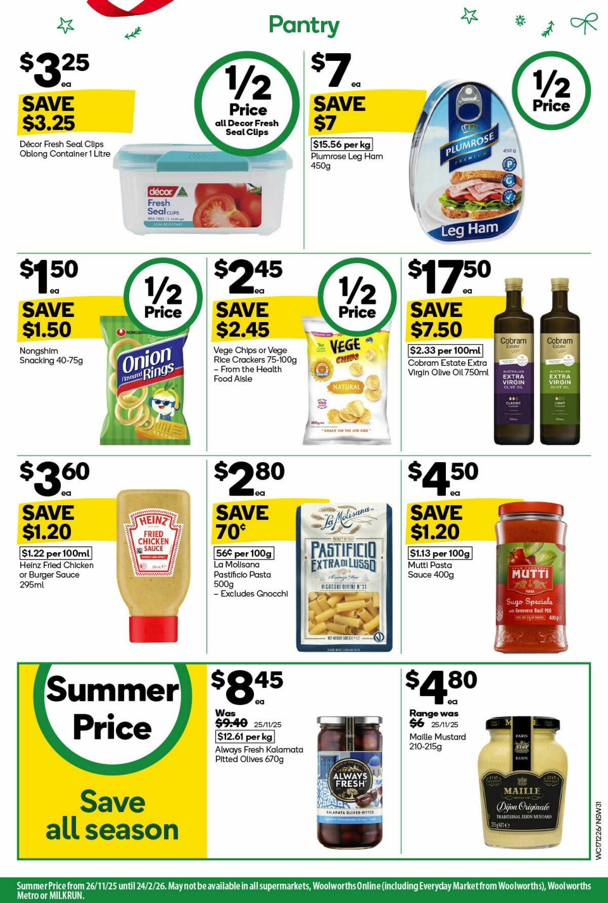 Woolworths Catalogues from 17 December