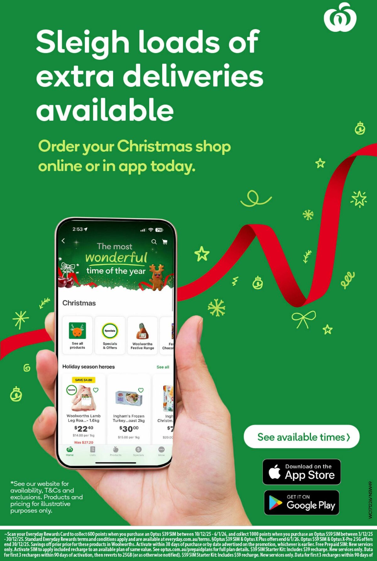 Woolworths Catalogues from 17 December