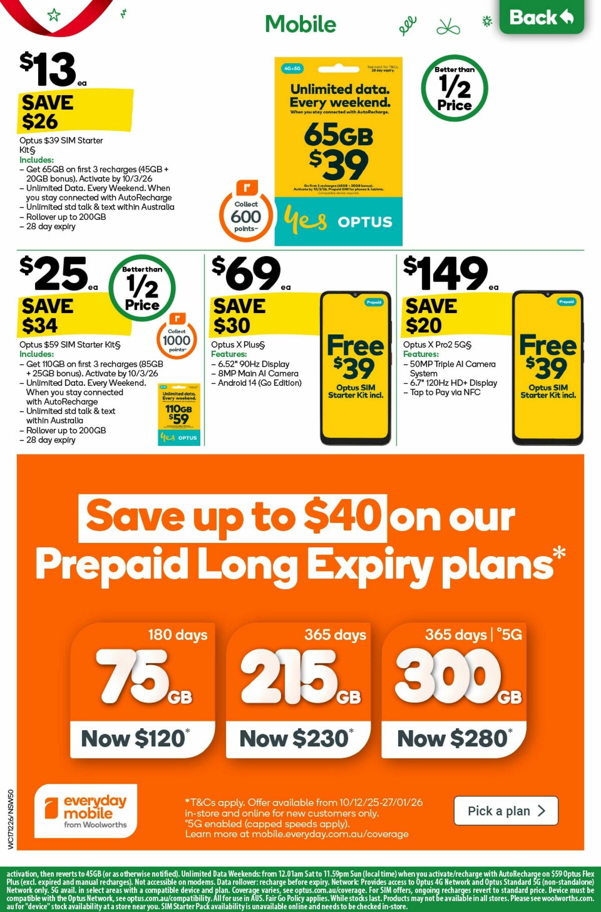 Woolworths Catalogues from 17 December
