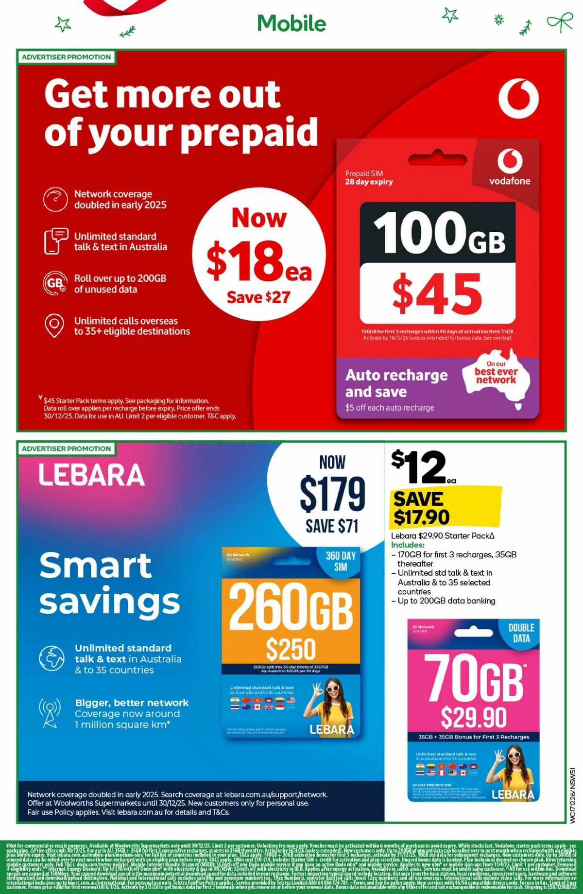 Woolworths Catalogues from 17 December