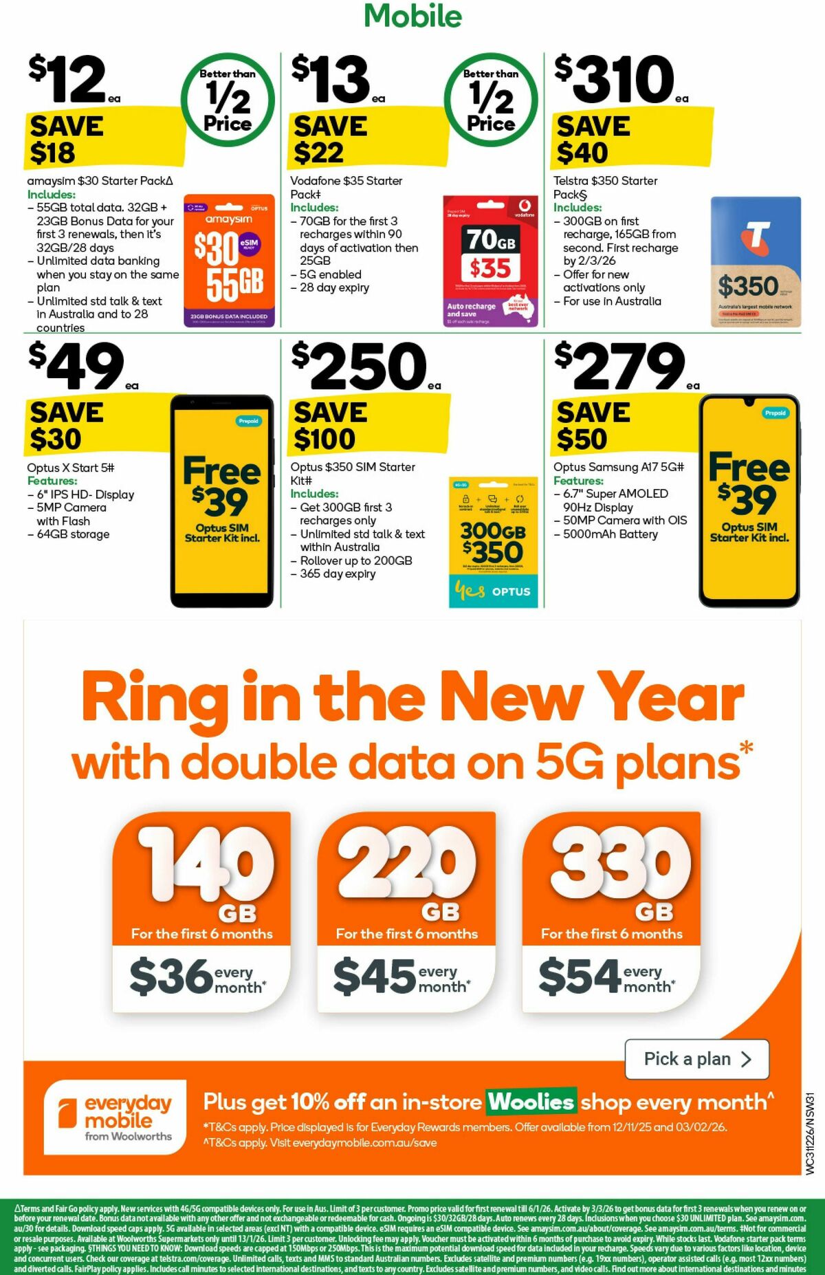 Woolworths Catalogues from 31 December