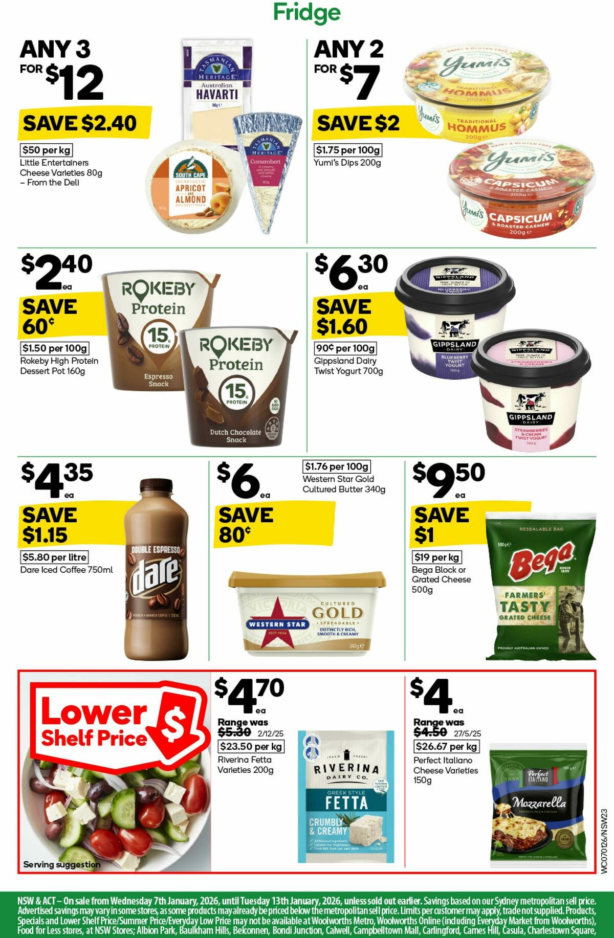 Woolworths Catalogues from 7 January