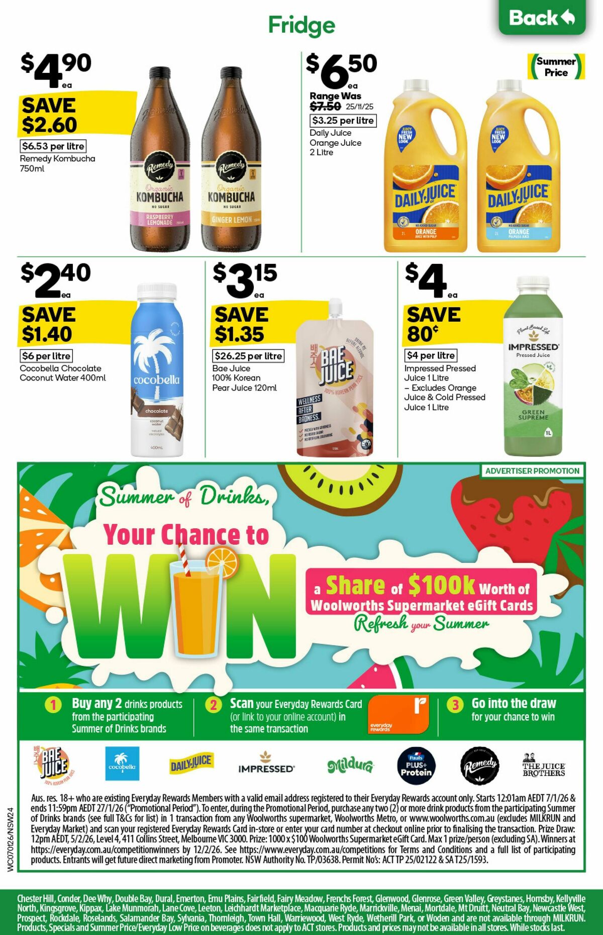 Woolworths Catalogues from 7 January