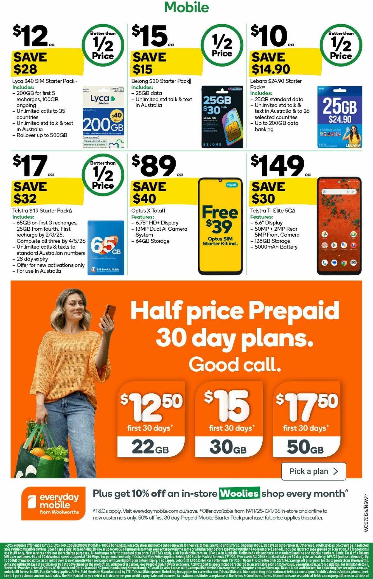 Woolworths Catalogues from 7 January