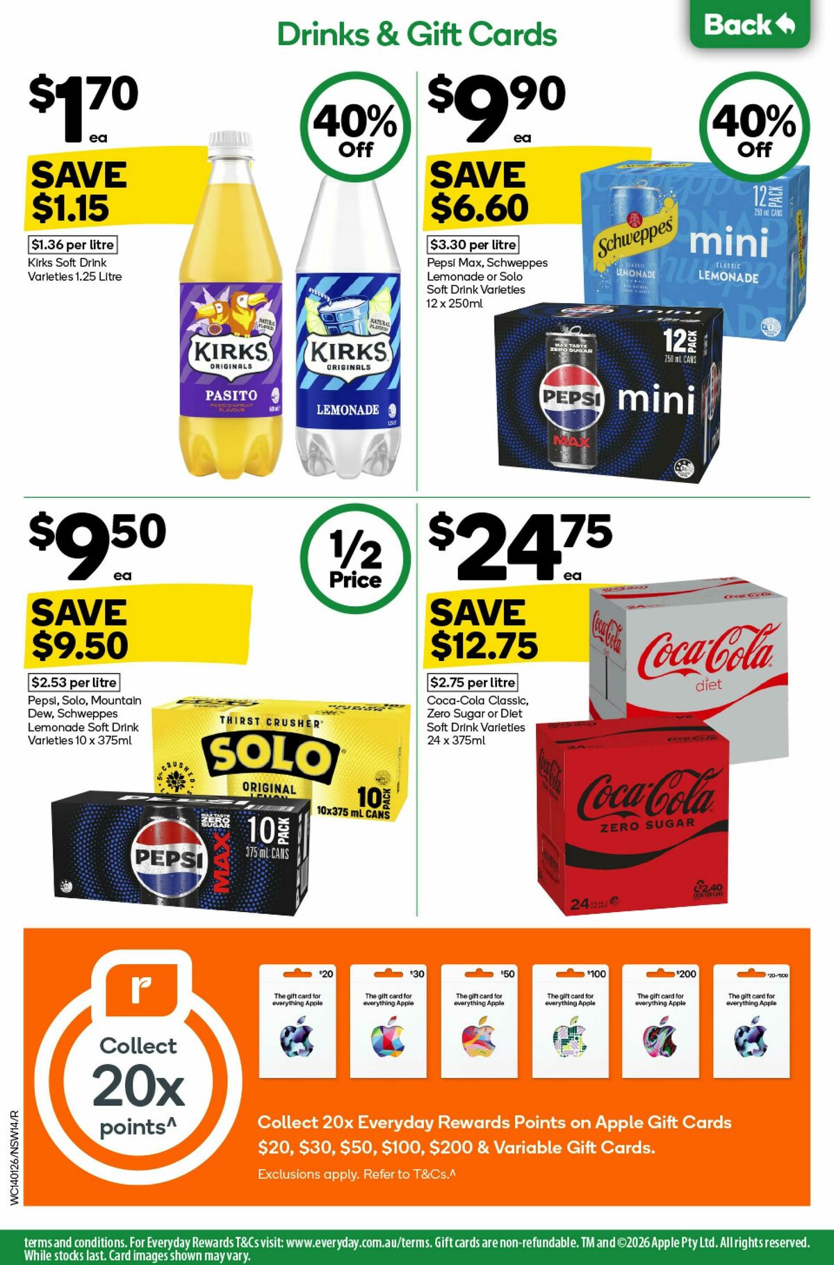 Woolworths Catalogues from 14 January