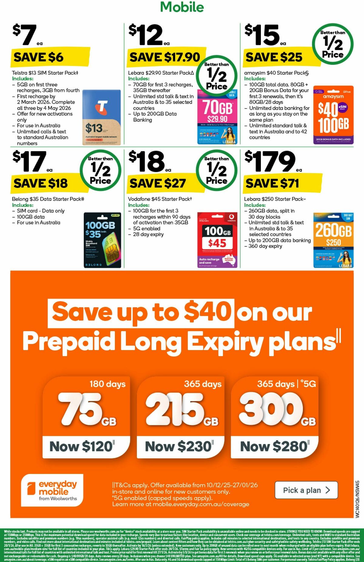 Woolworths Catalogues from 14 January