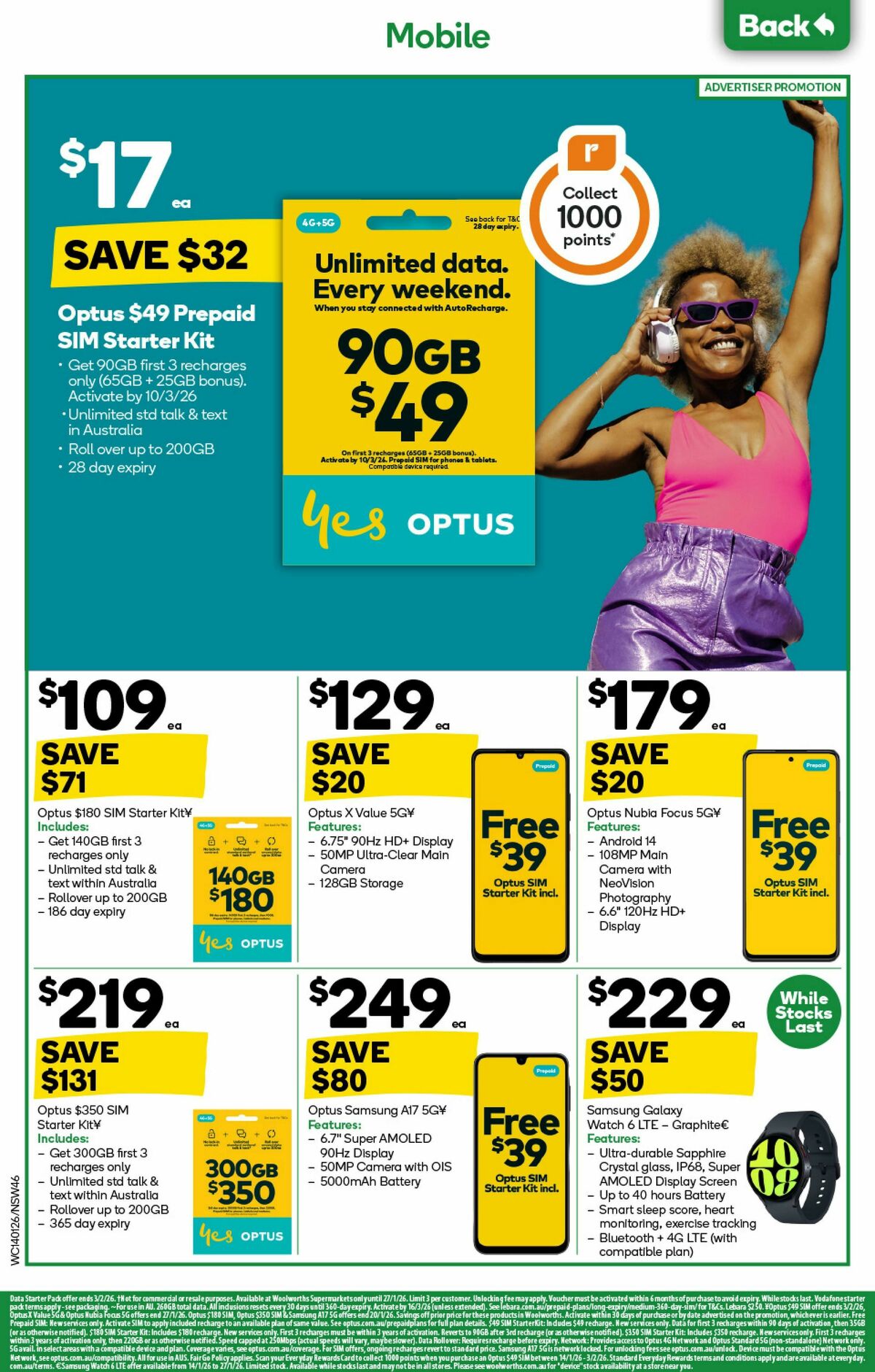 Woolworths Catalogues from 14 January