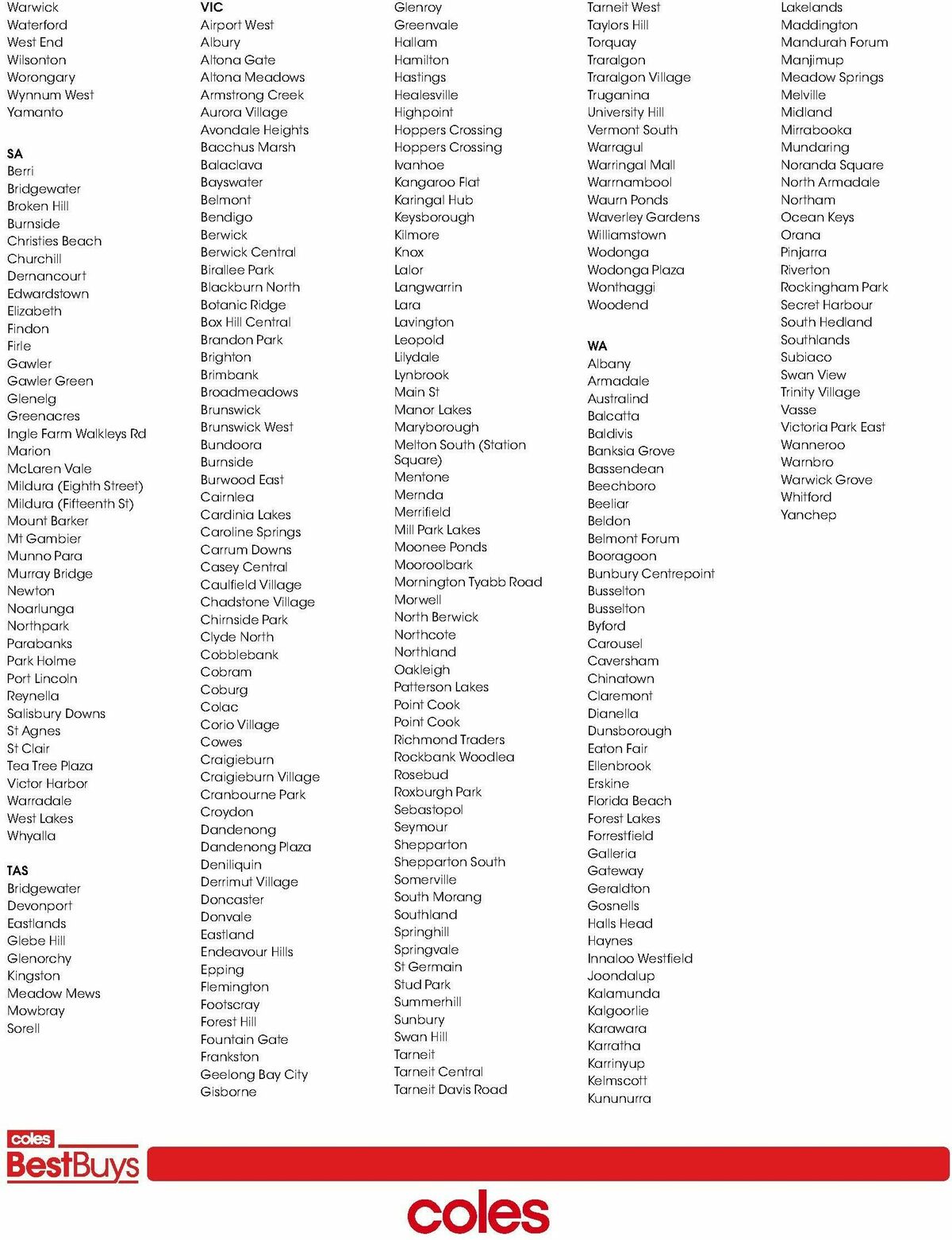 Woolworths Best Buys - Back To Reality Catalogues from 16 January