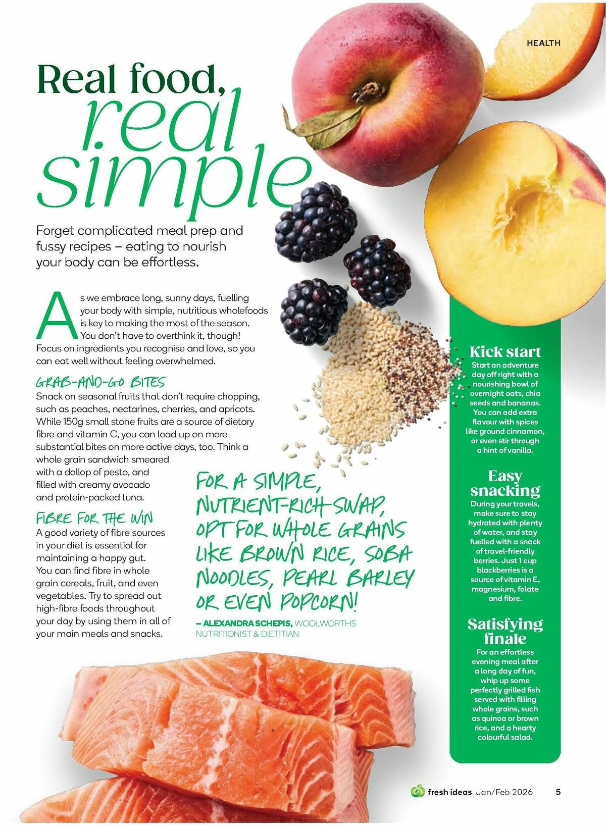 Woolworths Fresh Ideas Magazine January / February Catalogues from 15 January