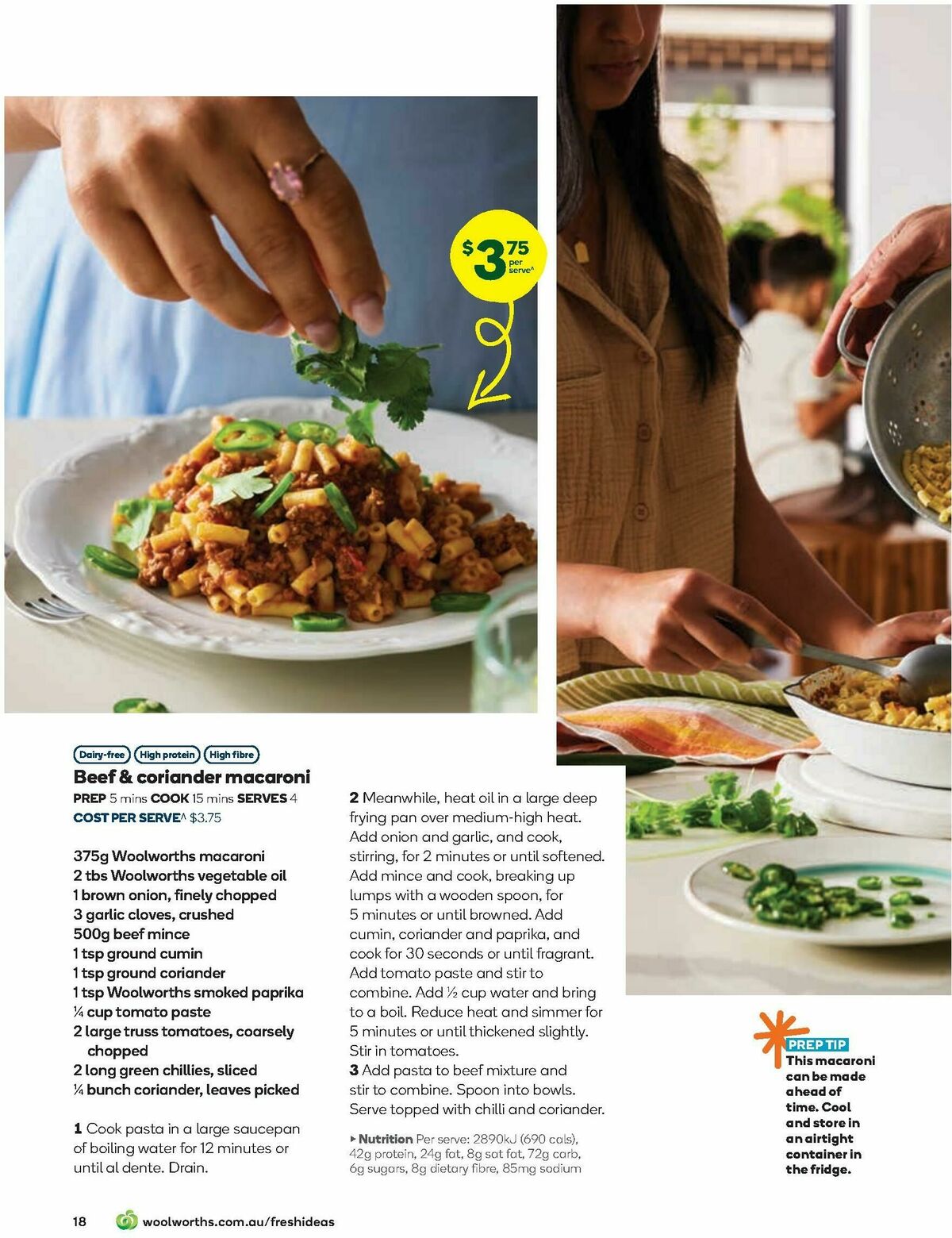 Woolworths Fresh Ideas Magazine January / February Catalogues from 15 January