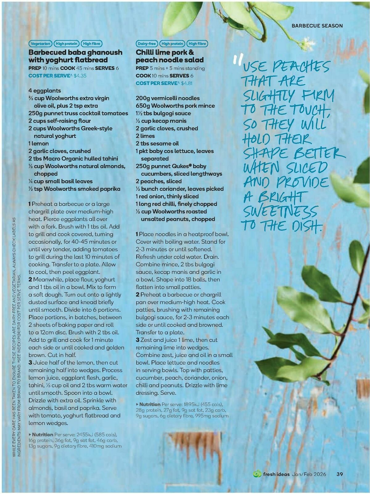 Woolworths Fresh Ideas Magazine January / February Catalogues from 15 January