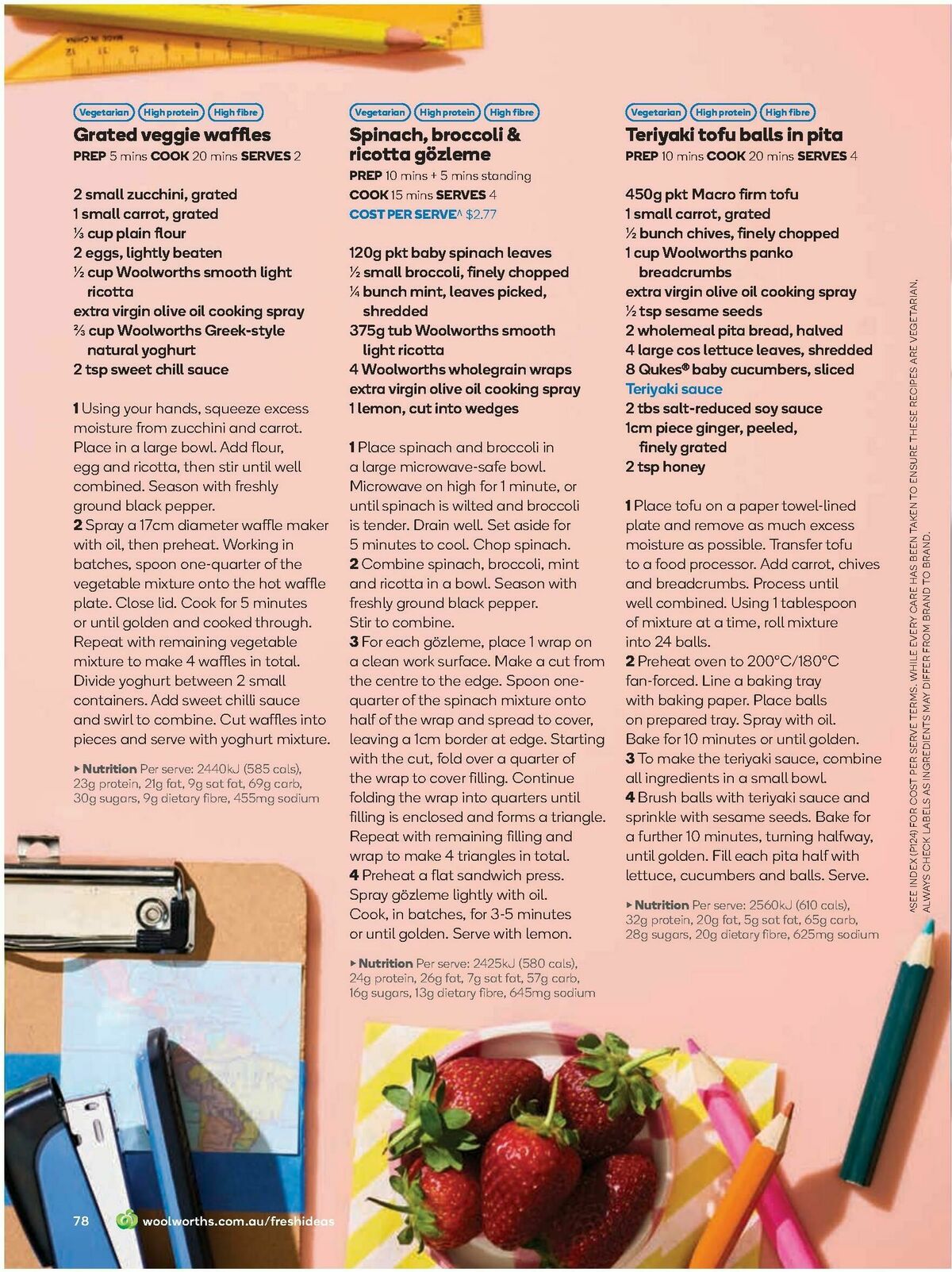 Woolworths Fresh Ideas Magazine January / February Catalogues from 15 January