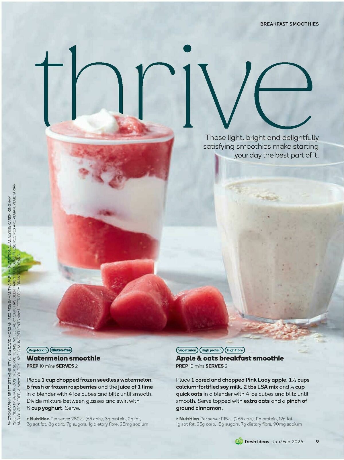 Woolworths Fresh Ideas Magazine January / February Catalogues from 15 January