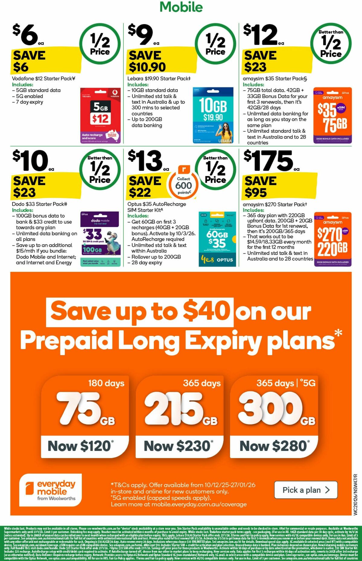 Woolworths Catalogues from 21 January