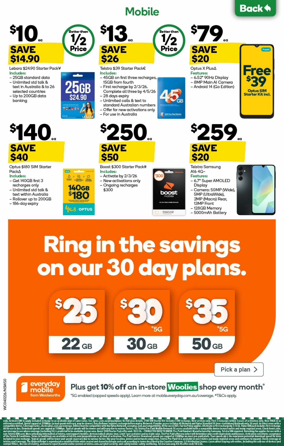 Woolworths Catalogues from 4 February
