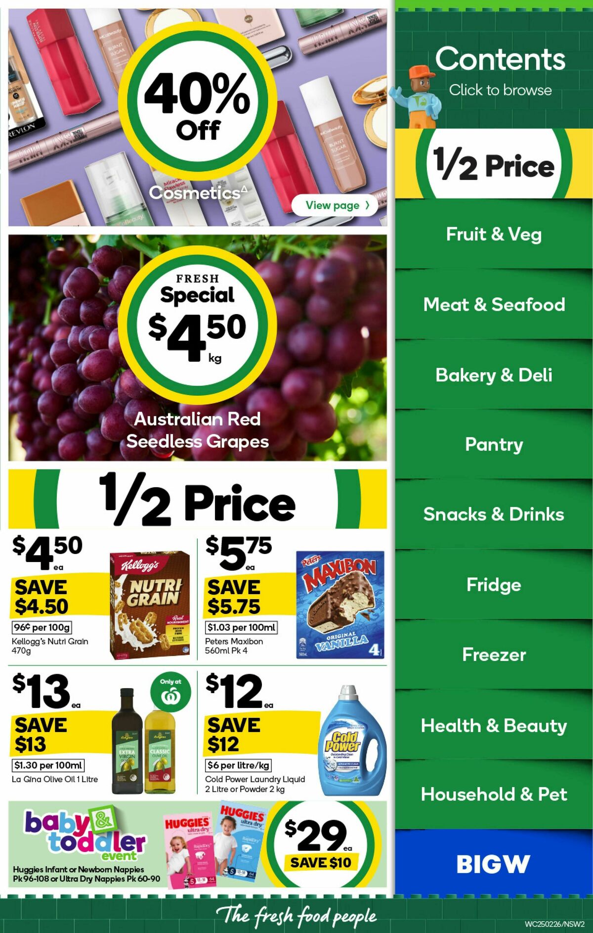 Woolworths Catalogues from 25 February