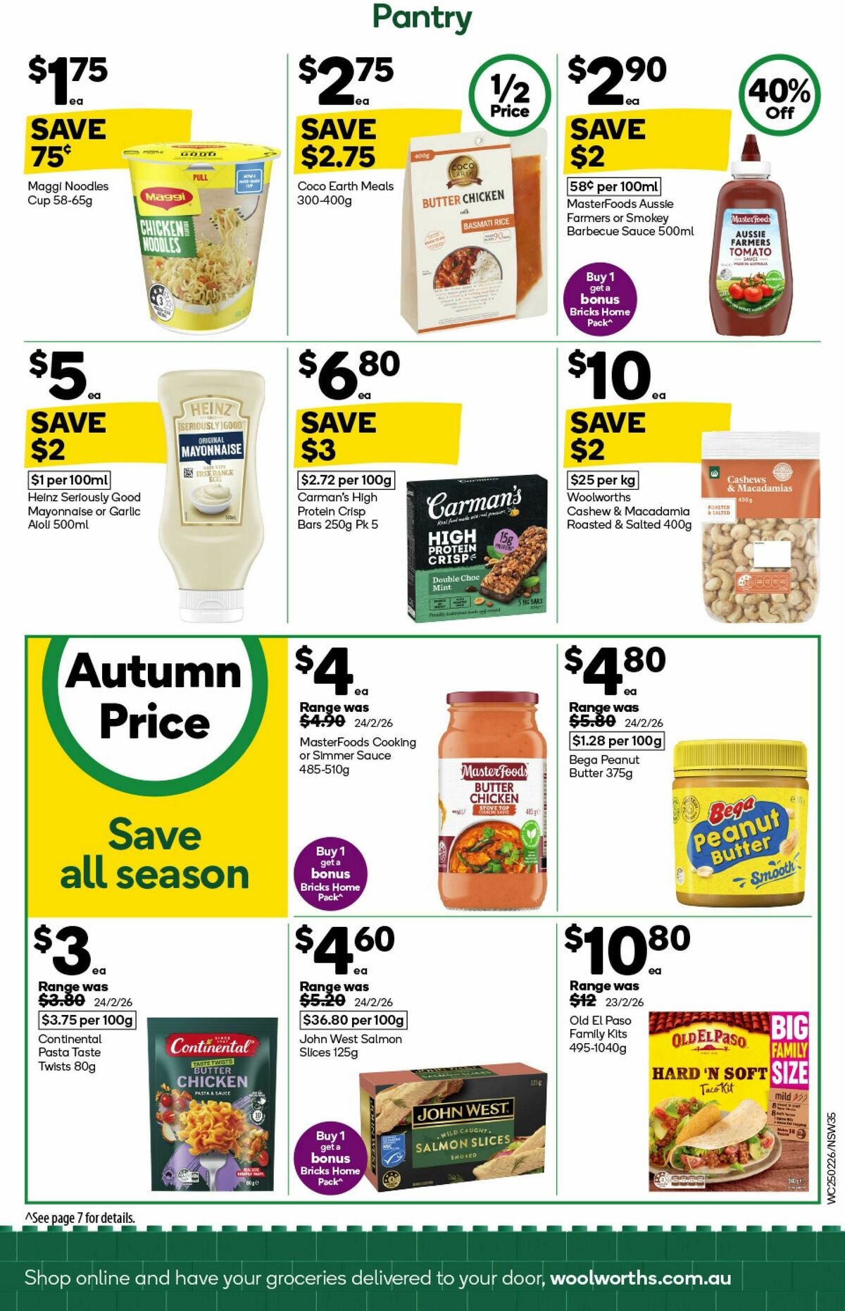 Woolworths Catalogues from 25 February