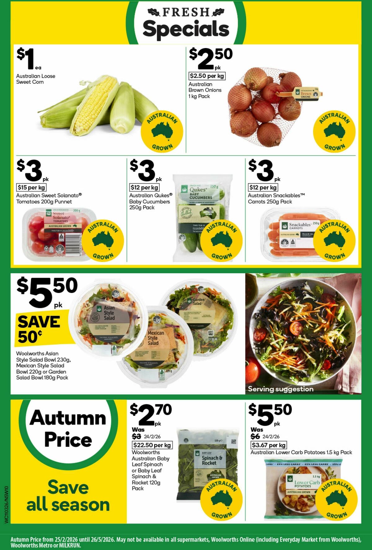 Woolworths Catalogues from 11 March
