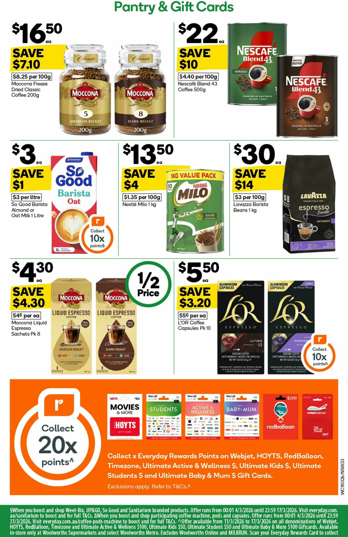 Woolworths Catalogues from 11 March