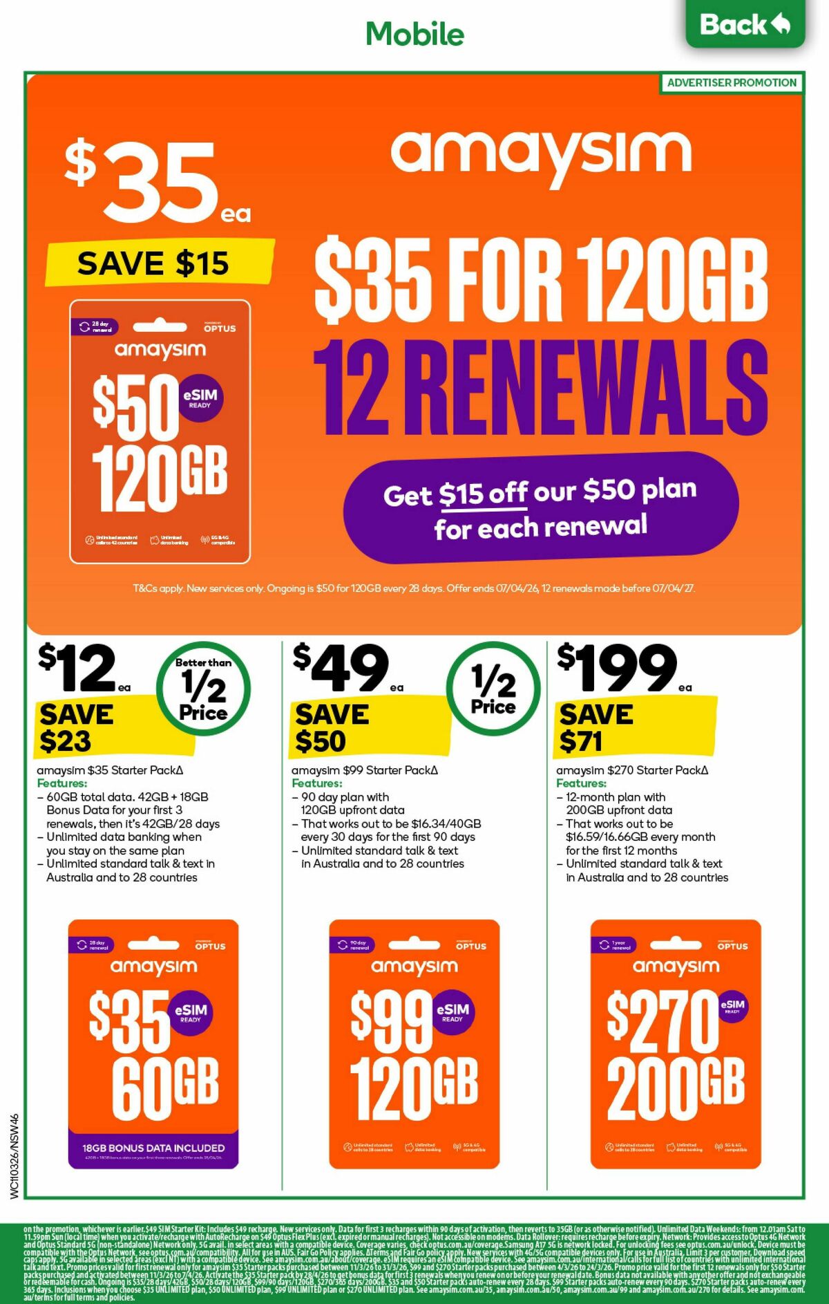 Woolworths Catalogues from 11 March