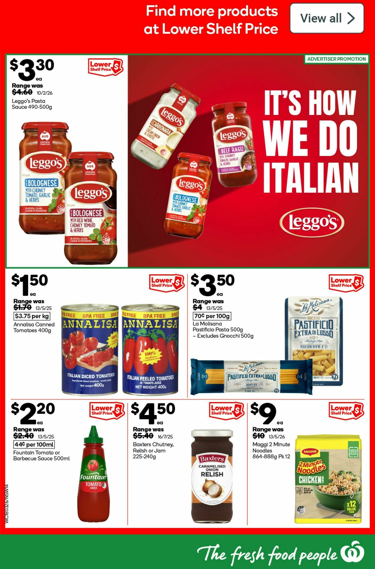 Woolworths Catalogues from 18 March