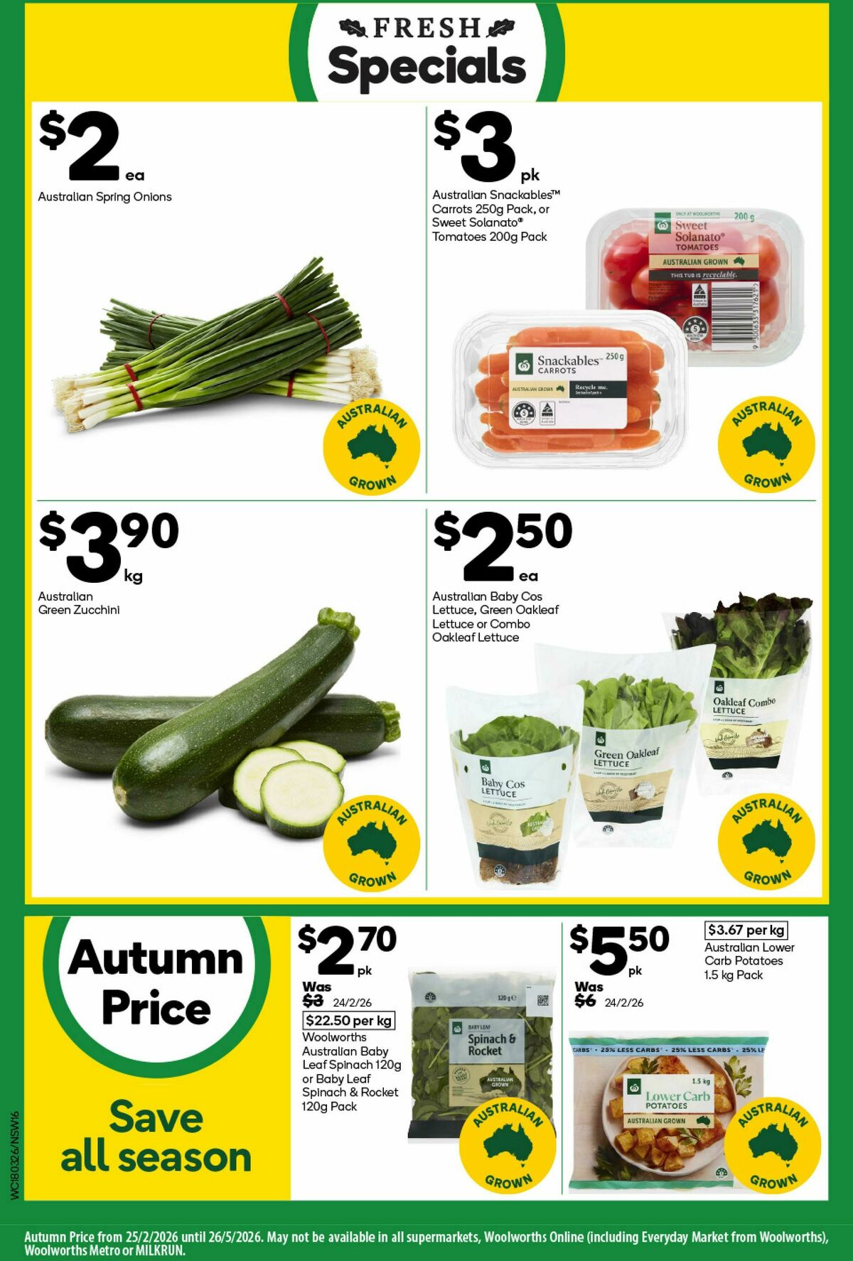 Woolworths Catalogues from 18 March