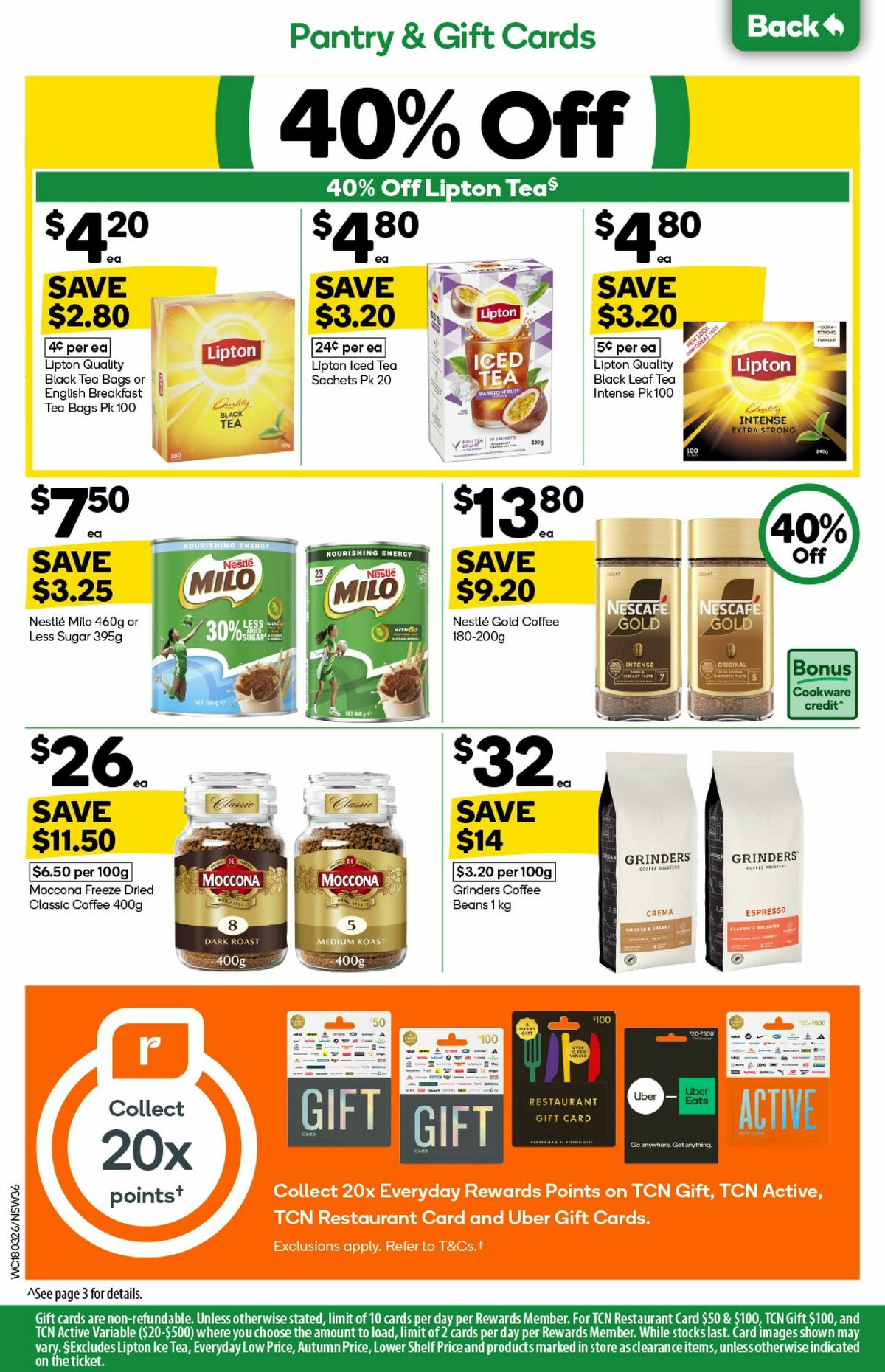 Woolworths Catalogues from 18 March