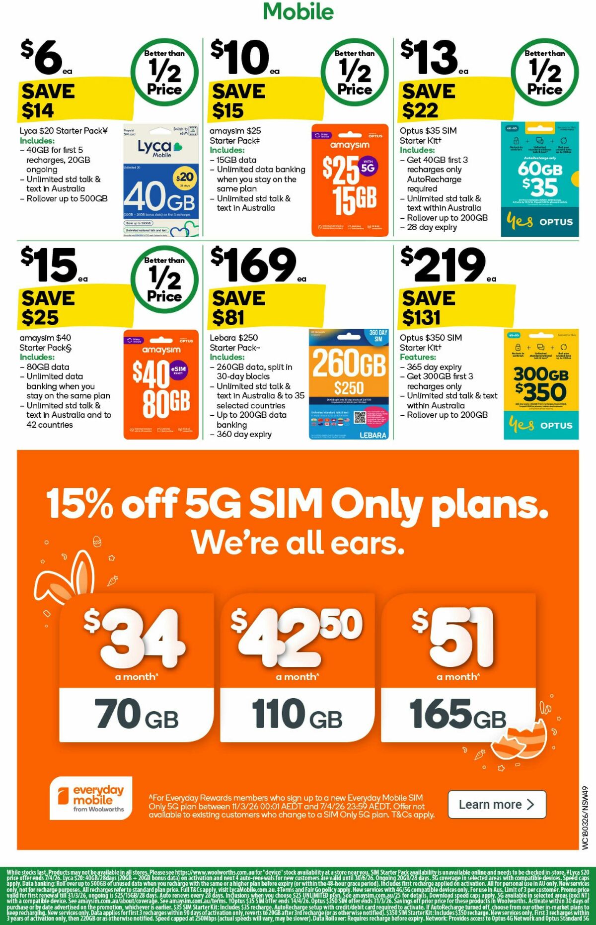 Woolworths Catalogues from 18 March