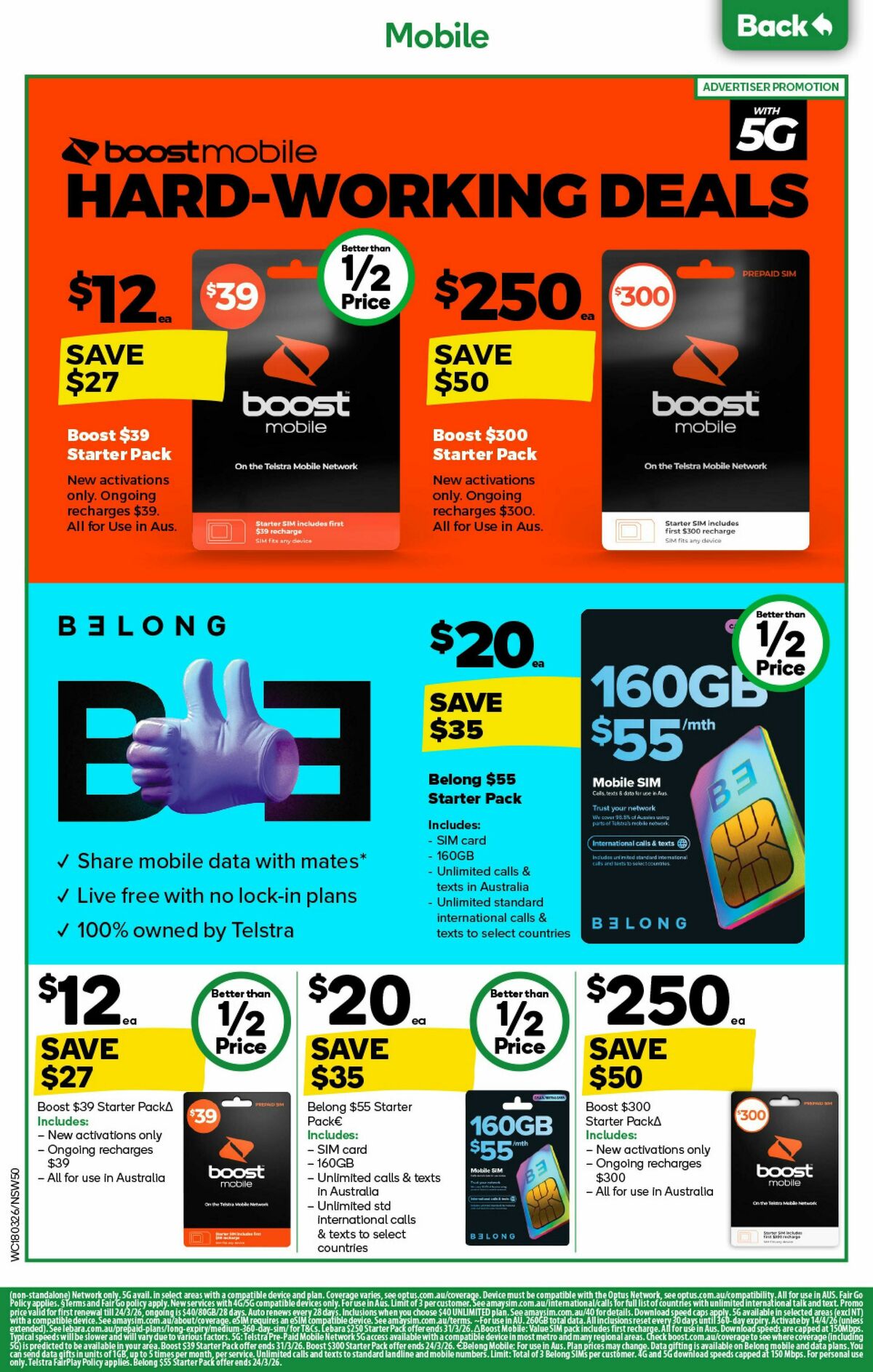 Woolworths Catalogues from 18 March