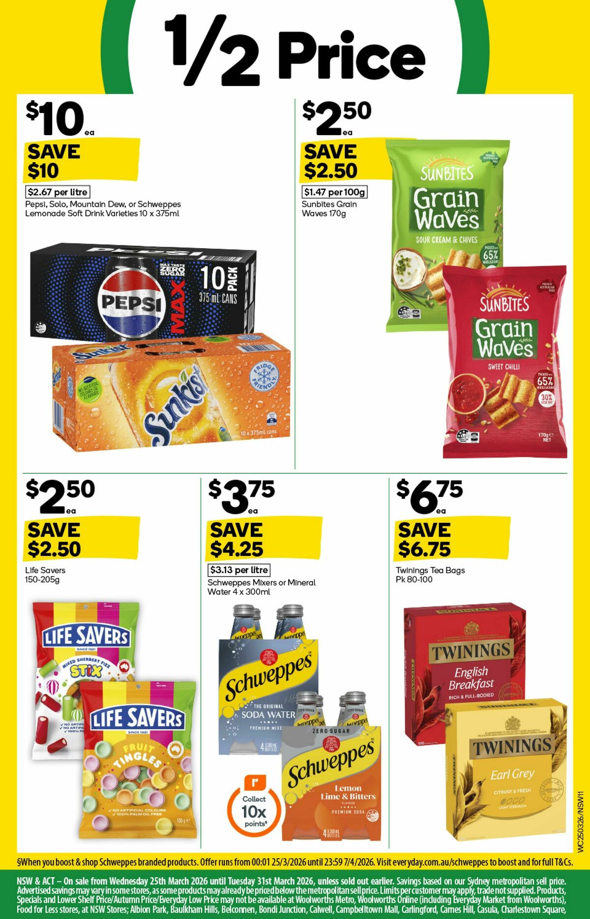 Woolworths Catalogues from 25 March