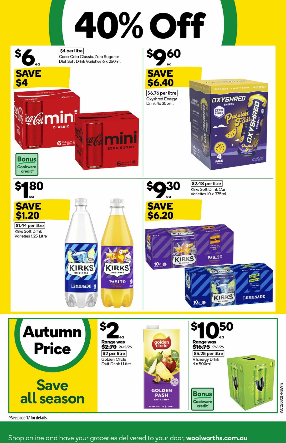 Woolworths Catalogues from 25 March