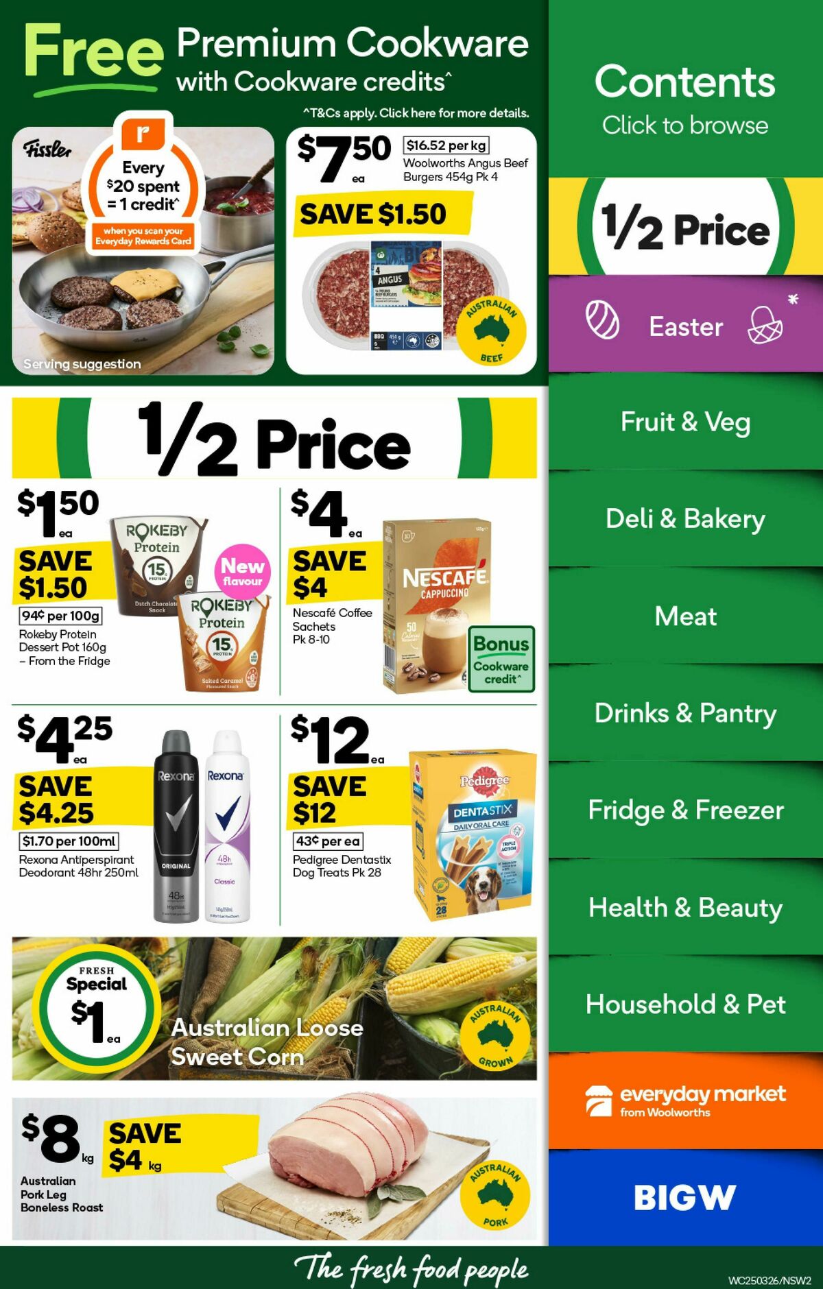 Woolworths Catalogues from 25 March